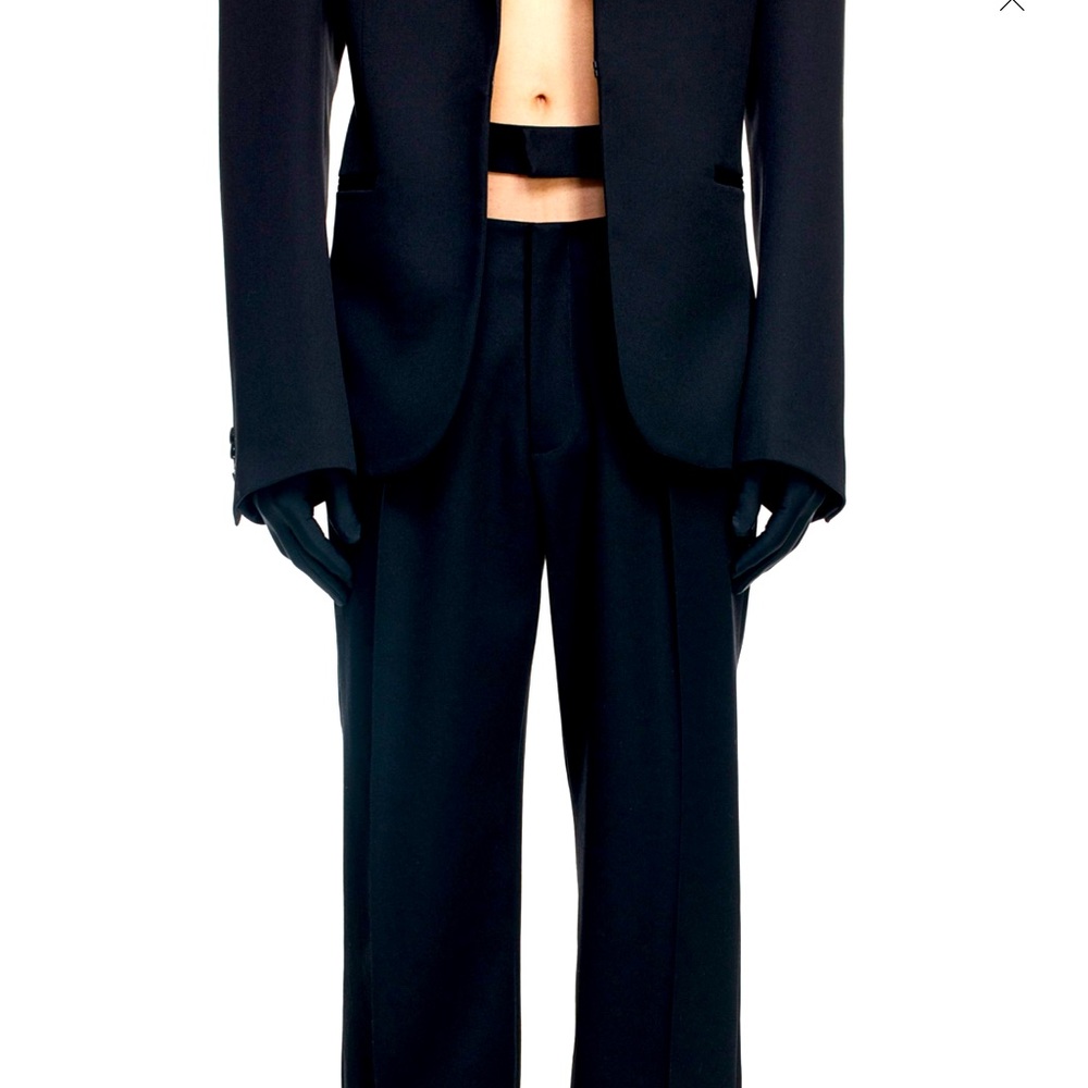 Mugler H&M Men's Wool Cut-Out Pants Size 33 R